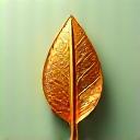 Golden leaf award symbolizing environmental excellence.